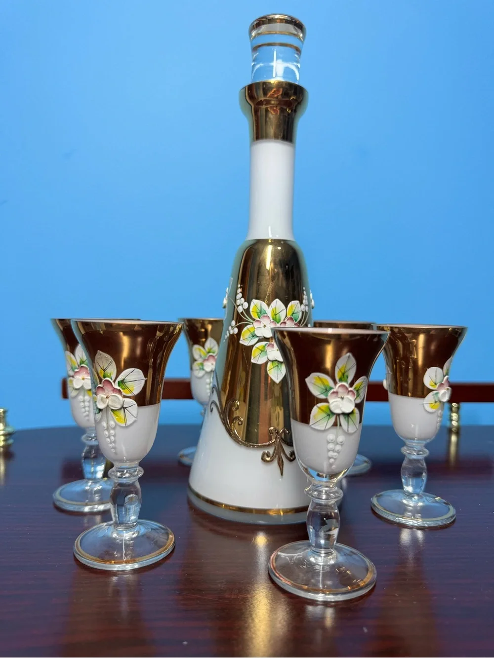 Bohemian vintage glass